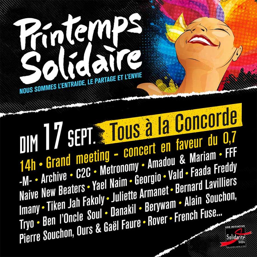 Affiche Printemps Solidaire 2017