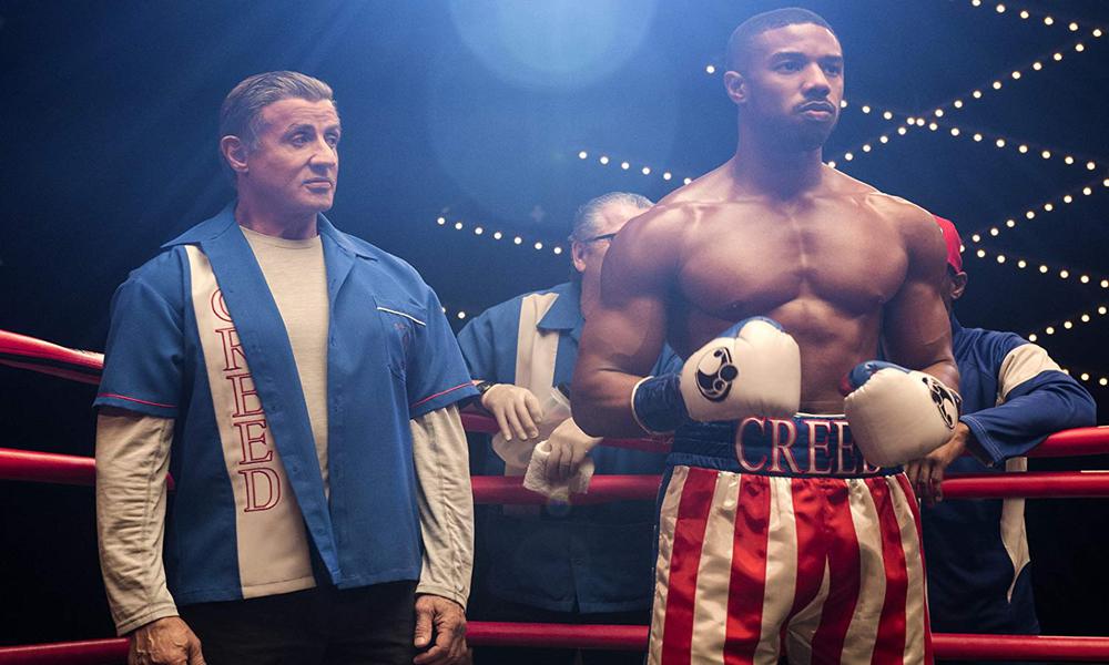 Adonis Creed ( Michael B. Jordan ) et Rocky Balboa ( Sylvester Stallone) en route pour un dernier combat<br /> © 2018 Metro-Goldwyn-Mayer Pictures Inc. and Warner Bros. Entertainment Inc. All Rights Reserved