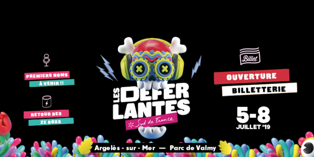 affiche festival déferlantes du sur 2019 argelès sur mer