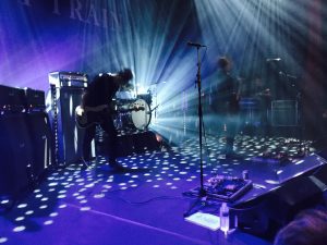 Jeux de lumière lors du concert de Last Train au Bataclan