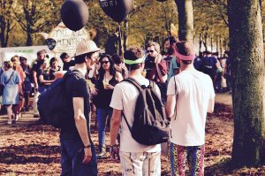 Festivaliers Rock en Seine 2017 retro 80