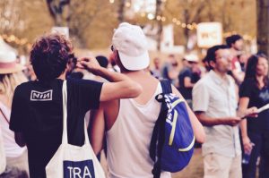 Festivaliers Rock en Seine 2017 Hang out