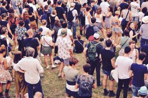 Foule devant Her Rock en Seine 2017