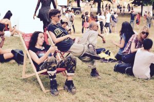 Festivaliers Rock en Seine 2017 Dandys Punks