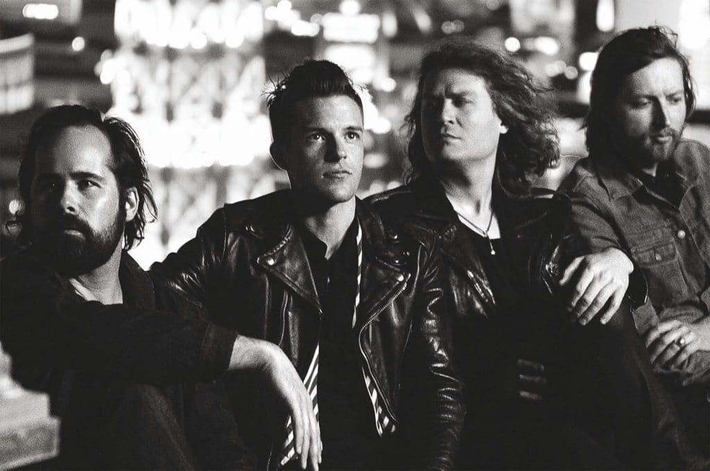 Brandon Flowers, David Brent « Dave » Keuning, Mark Stoermer et Ronald "Ronnie" Vannucci Jr The killers band
