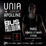 Concert Unia Bus Palladuim Paris 2018