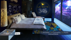 L'AccorHotels Arena et sa suite 345