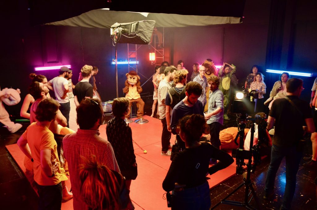 Coulisses du clip « Flip the switch » du Prince Miiaou tournage du clip du Prince Miiaou « Flip the switch »