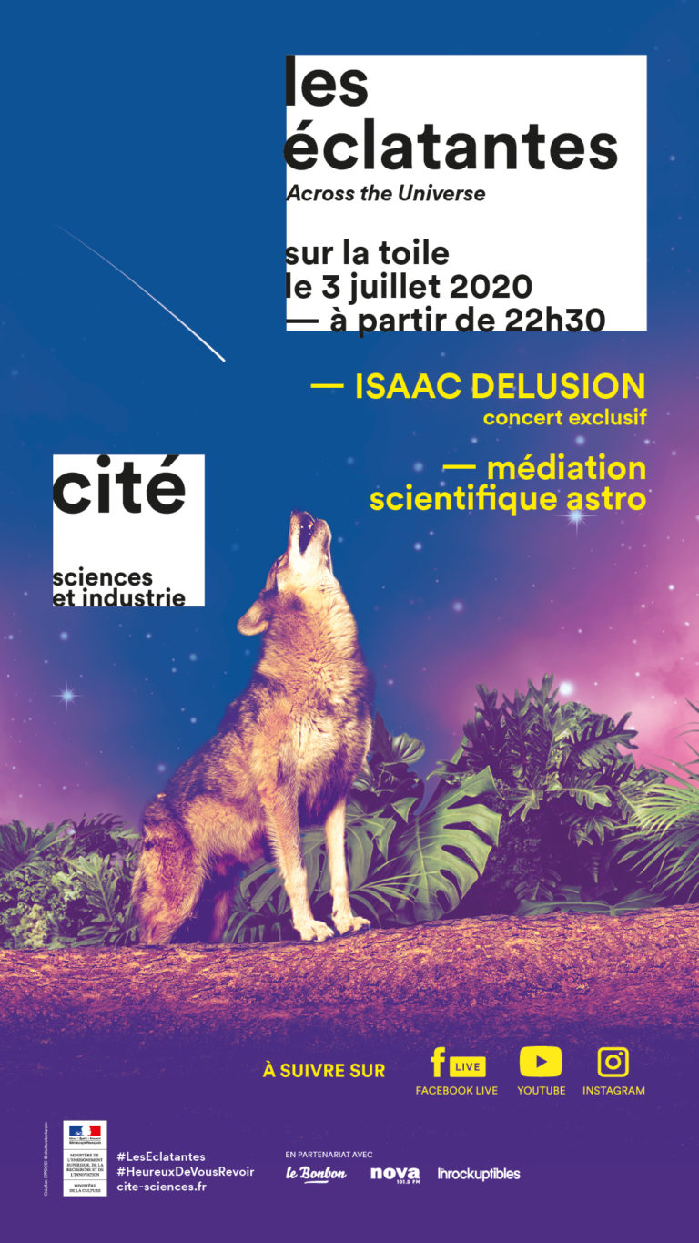 Isaac Delusion en concert (!!!) parisien pour fêter la réouverture de la Cité des Sciences et de l’Industrie les elcatantes isaac delusion