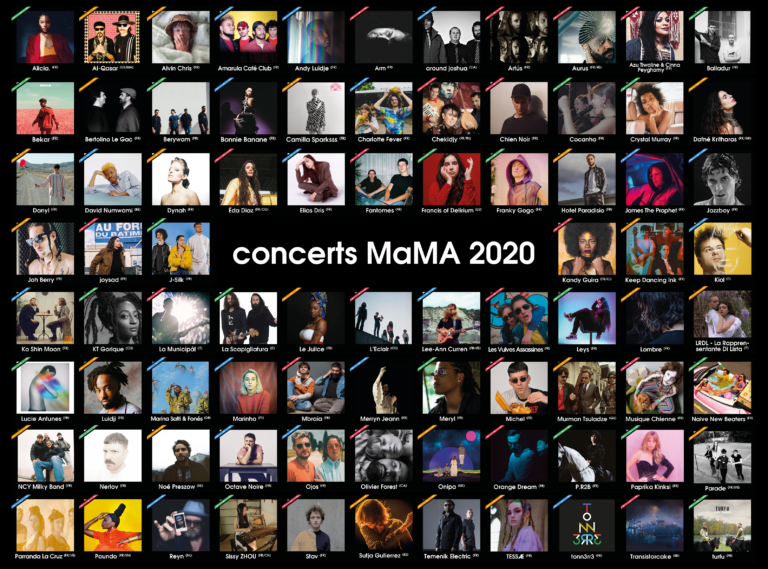 MaMA Festival 2020 dévoile enfin sa belle programmation complète (réservée aux accrédités) affiche mama festival 2020