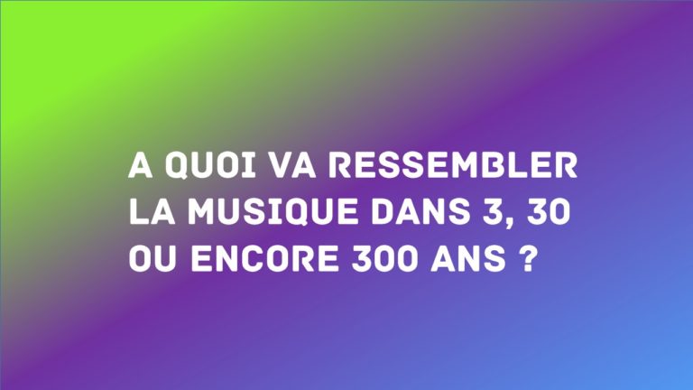 A quoi va ressembler la musique dans 3, 30 ou encore 300 ans ? Réponse avec « Rendez-Vous Demain ! » Rendez-Vous Demain printemps de bourges