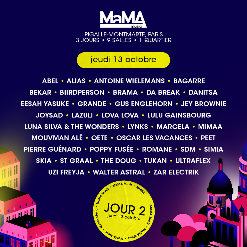 MaMA Festival 2022 13 octobre