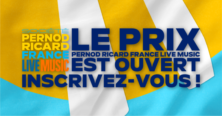 Prix Pernod Ricard France Live Music : Soutien de la scène émergente et du live accessible à tous Prix rernot ricard 2023