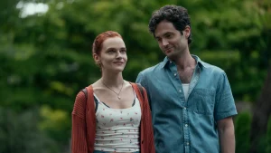 Joe (Penn Badgley) et Bronte (Madeline Brewer) dans la saison 5 de You