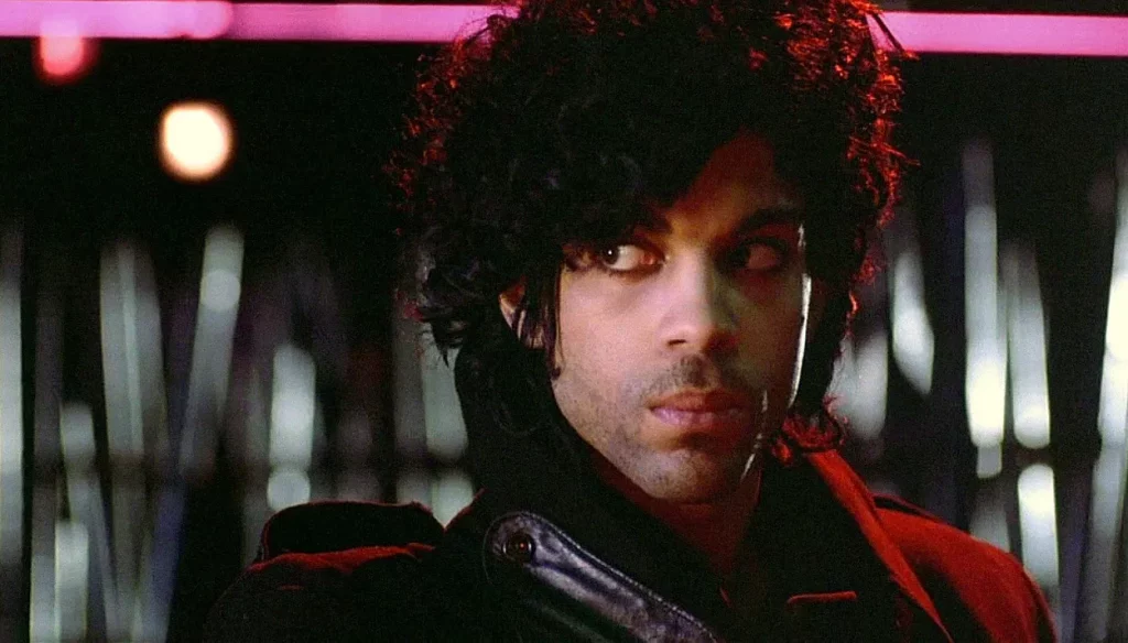 Prince dans Purple Rain d'Albert Magnoli, 1984